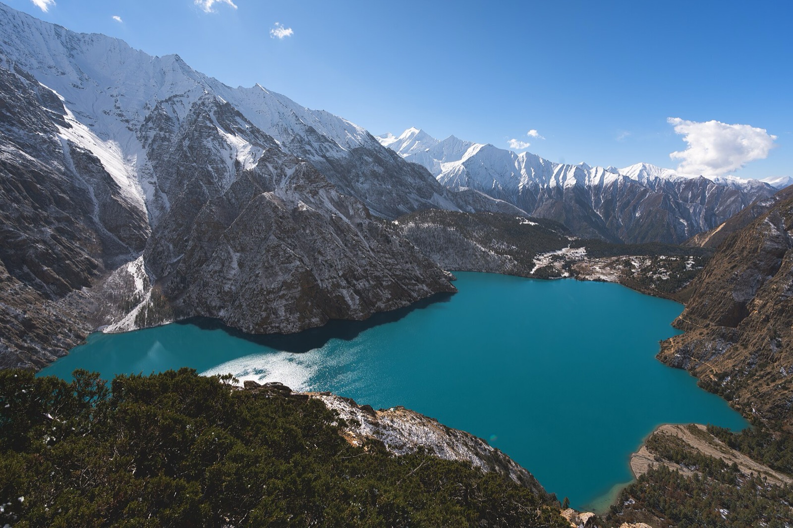 Shey-Phoksundo Lake in Shey Phoksundo National Park, Dolpa