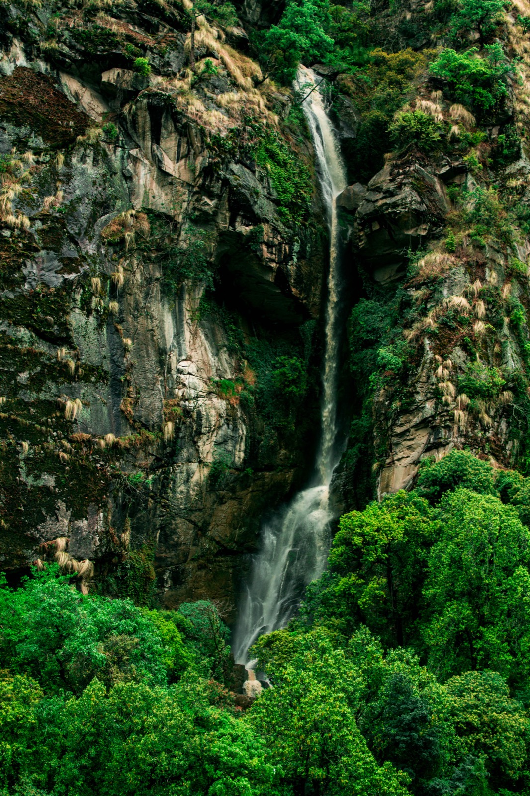 A waterfall near Timure, Kalikot, Nepal